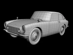 honda s600 coupe 3D Model