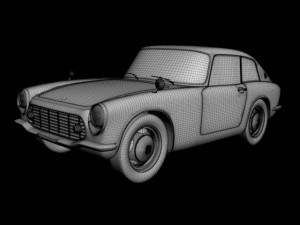 honda s600 coupe 3D Модель