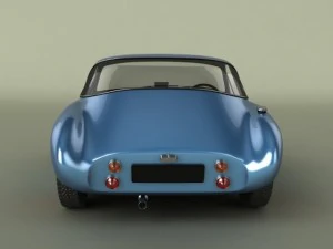 tvr grantura mk 1 3D Model