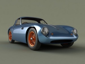 tvr grantura mk 1 3D 模型