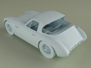 tvr grantura mk 1 3D 模型