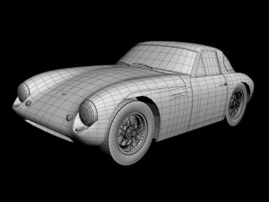 tvr grantura mk 1 3D 模型