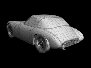 tvr grantura mk 1 3D 模型