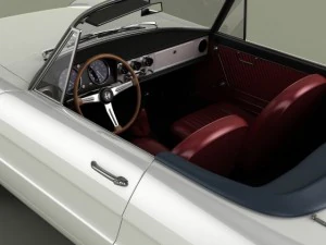 alfa romeo duetto  spider 3D Model