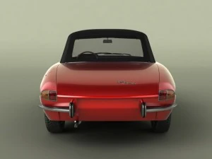 alfa romeo duetto  spider 3D Model