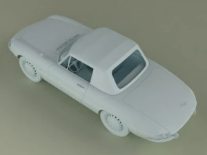 alfa romeo duetto  spider 3D Model