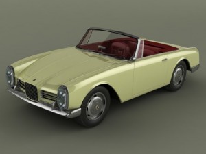 facel vega facel iii cabrio 3Dモデル