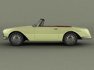 facel vega facel iii cabrio 3D Model