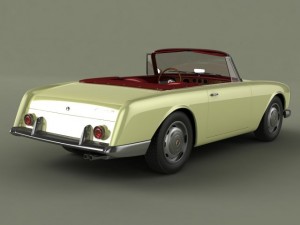 facel vega facel iii cabrio 3D Model