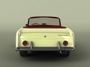 facel vega facel iii cabrio 3D Model