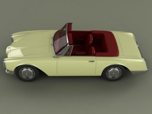 facel vega facel iii cabrio 3D Model