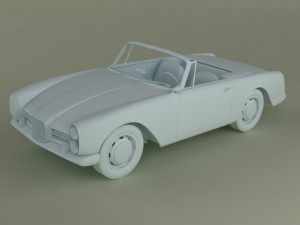 facel vega facel iii cabrio 3D Model