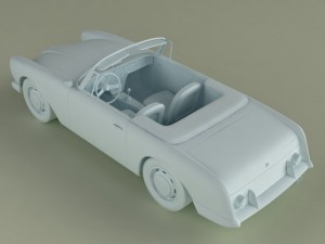 facel vega facel iii cabrio 3D Model