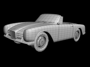 facel vega facel iii cabrio 3D Model