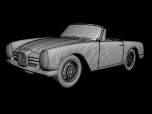 facel vega facel iii cabrio 3D Model