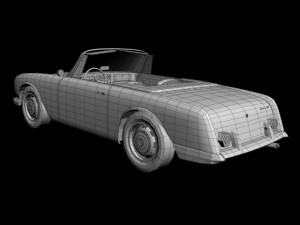 facel vega facel iii cabrio 3D Model