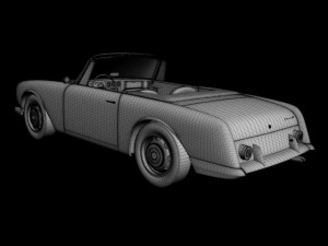 facel vega facel iii cabrio 3D Model