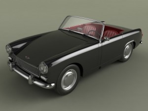 austin healey sprite mkii 3Dモデル