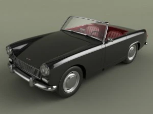austin healey sprite mkii Modèle 3D