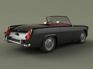 austin healey sprite mkii 3D Модель