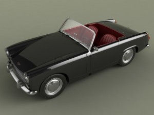 austin healey sprite mkii 3D Модель