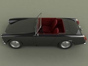 austin healey sprite mkii 3D Модель