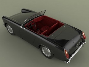 austin healey sprite mkii 3D Модель