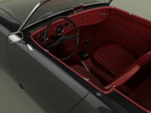 austin healey sprite mkii 3D Model