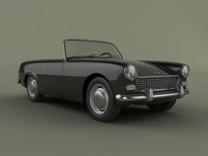 austin healey sprite mkii 3D Модель