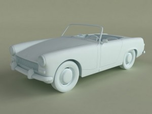 austin healey sprite mkii 3D Модель