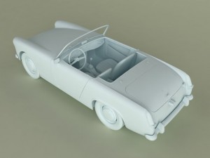austin healey sprite mkii 3D Модель
