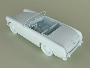 austin healey sprite mkii 3D Model