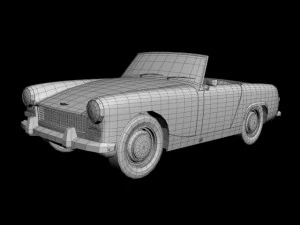 austin healey sprite mkii 3D Model