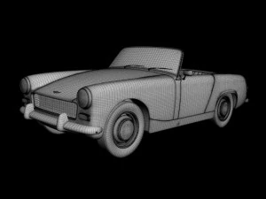 austin healey sprite mkii 3D Model