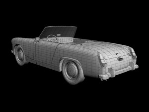 austin healey sprite mkii 3D Модель
