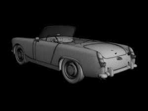austin healey sprite mkii 3D Модель