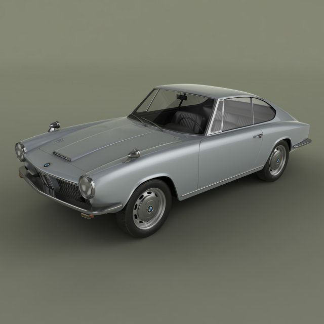 bmw 1600 gt Model 3D .c4d .max .obj .3ds .fbx .stl .blend 