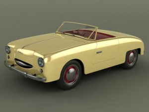 Panhard Dyna J&uacute;nior x87 Modelo 3D