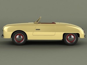 panhard dyna junior x87 3D 모델