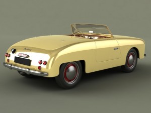 panhard dyna junior x87 3D 모델