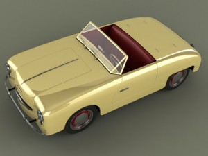 panhard dyna junior x87 3D 모델