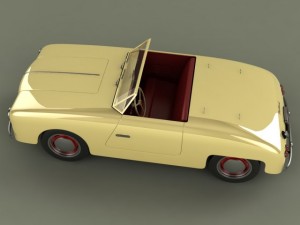panhard dyna junior x87 3D 모델
