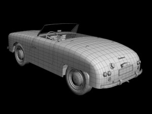 panhard dyna junior x87 3D 모델