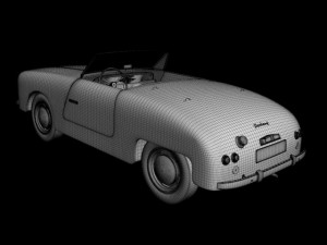 panhard dyna junior x87 3D 모델