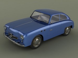 panhard dyna junior coupe 3D 모델