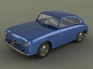 panhard dyna junior coup&eacute; Modello 3D