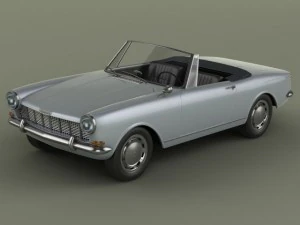 opel kadett frua cabriolet Modello 3D