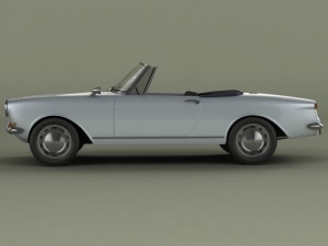 opel kadett frua cabriolet Modelo 3D