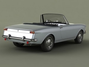 opel kadett frua cabriolet Modelo 3D