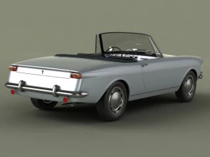 opel kadett frua cabriolet 3D Model